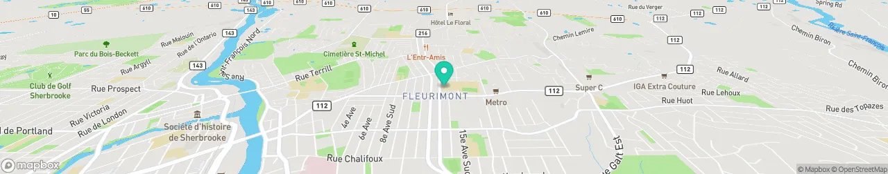 borne de recharge sur la carte