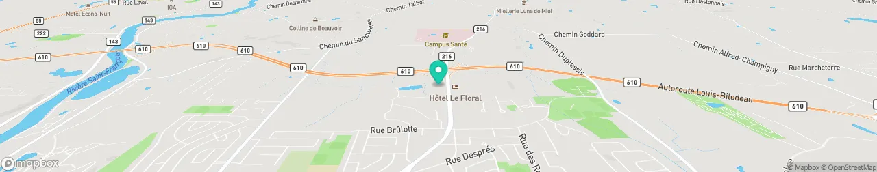 borne de recharge sur la carte