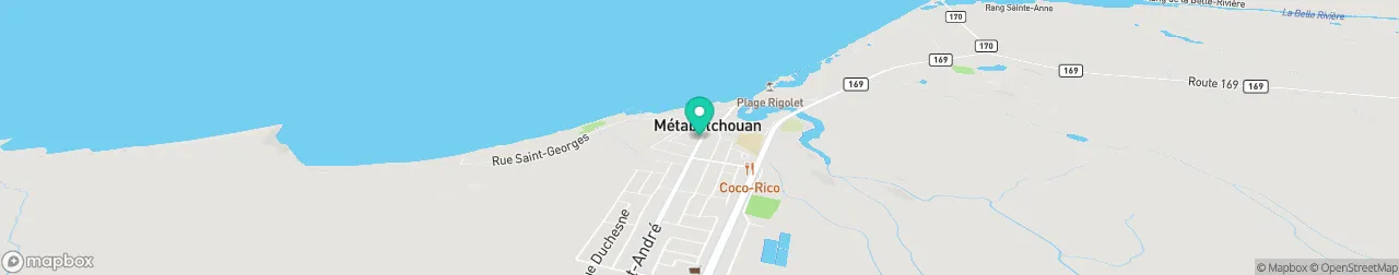 borne de recharge sur la carte