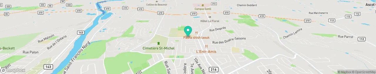 borne de recharge sur la carte