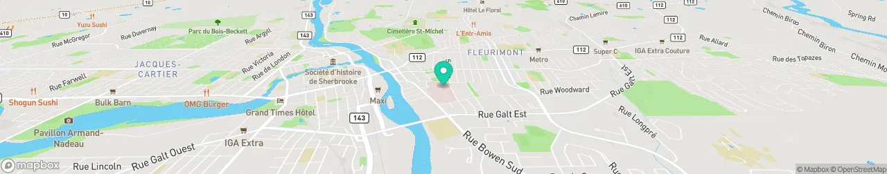 borne de recharge sur la carte