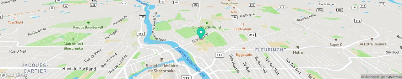 borne de recharge sur la carte