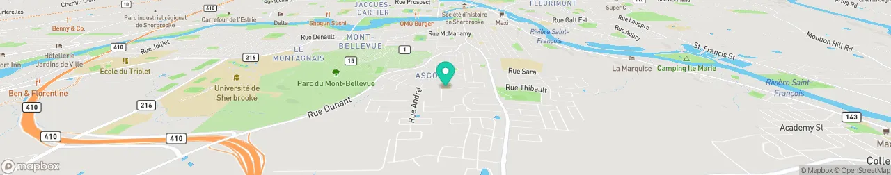 borne de recharge sur la carte