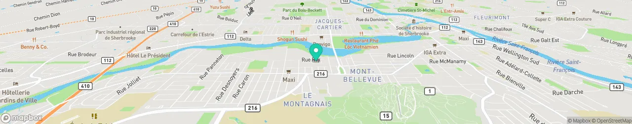 borne de recharge sur la carte