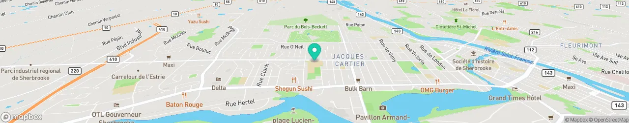 borne de recharge sur la carte