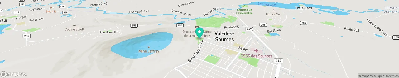 borne de recharge sur la carte