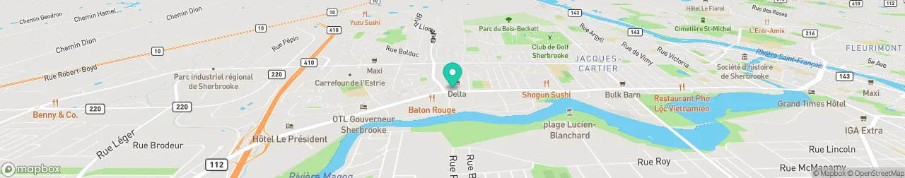 borne de recharge sur la carte