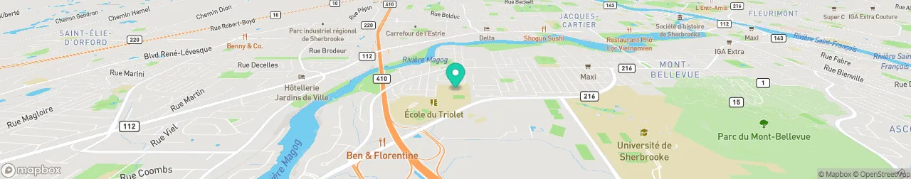 borne de recharge sur la carte