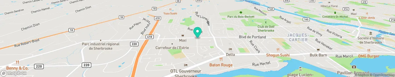 borne de recharge sur la carte