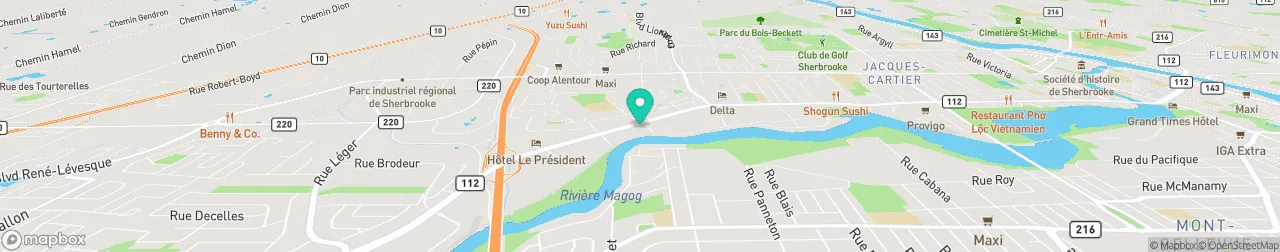 borne de recharge sur la carte