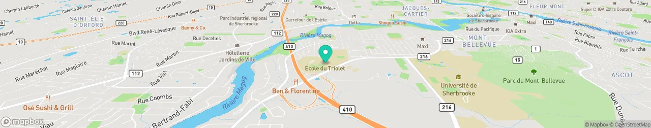 borne de recharge sur la carte