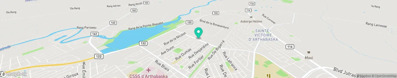 borne de recharge sur la carte