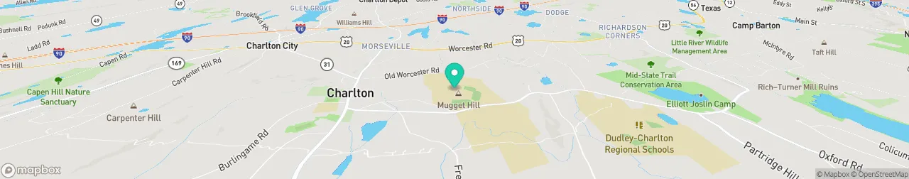 borne de recharge sur la carte