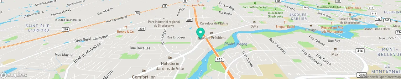 borne de recharge sur la carte