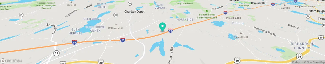 borne de recharge sur la carte