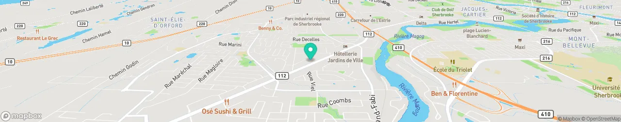 borne de recharge sur la carte