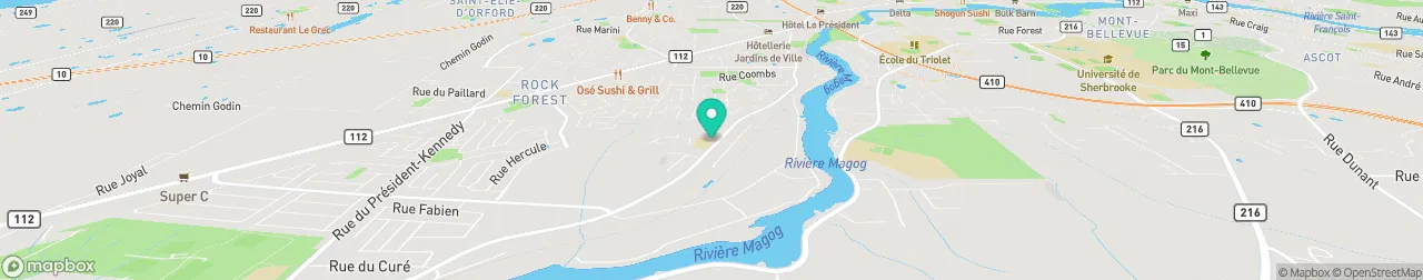 borne de recharge sur la carte