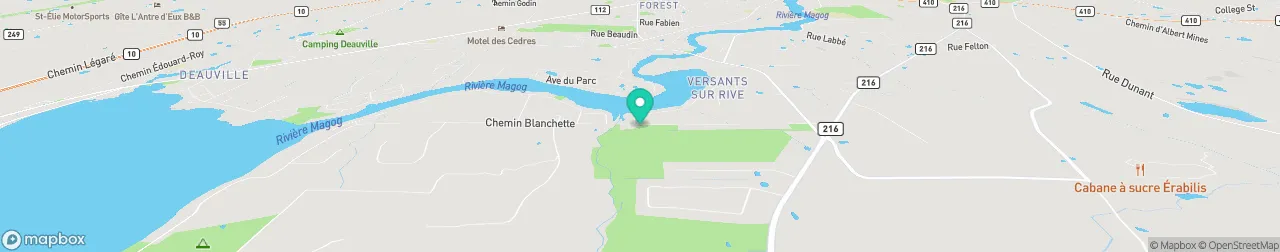 borne de recharge sur la carte