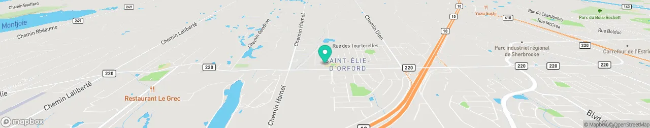 borne de recharge sur la carte