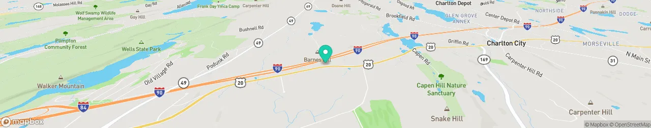 borne de recharge sur la carte