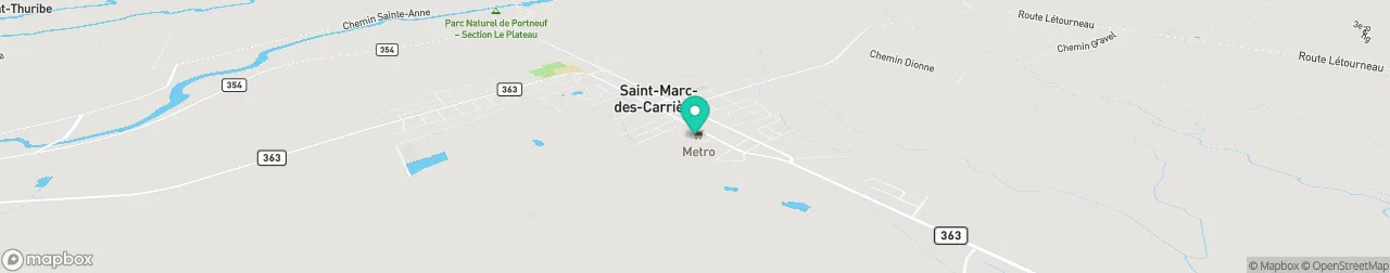 borne de recharge sur la carte