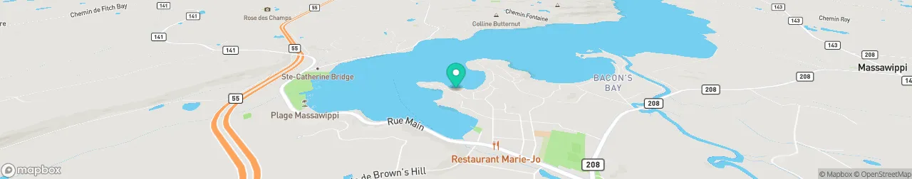 borne de recharge sur la carte