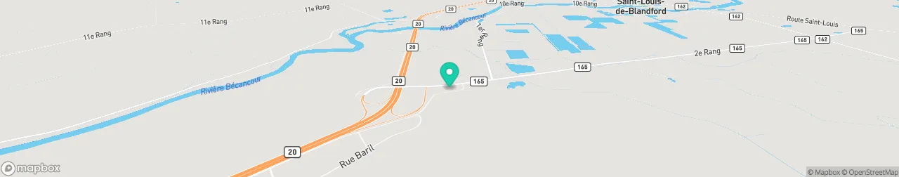 borne de recharge sur la carte