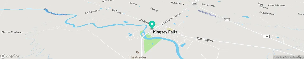 borne de recharge sur la carte