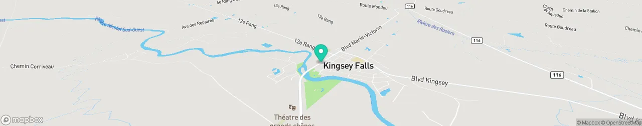 borne de recharge sur la carte