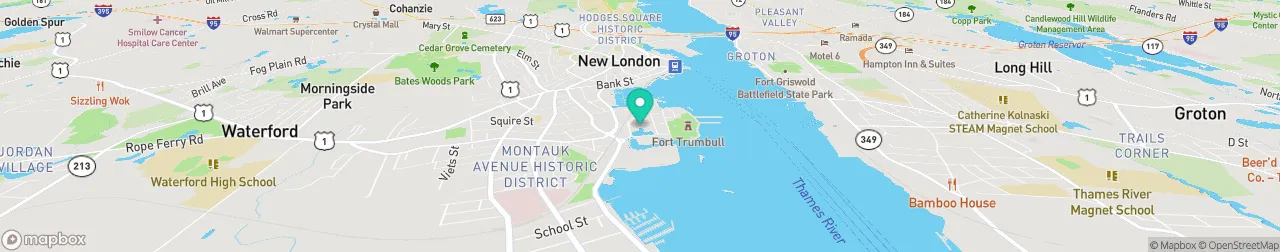 borne de recharge sur la carte