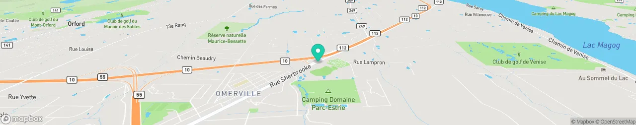 borne de recharge sur la carte