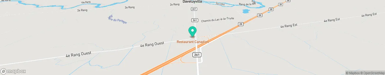 borne de recharge sur la carte