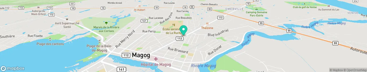 borne de recharge sur la carte