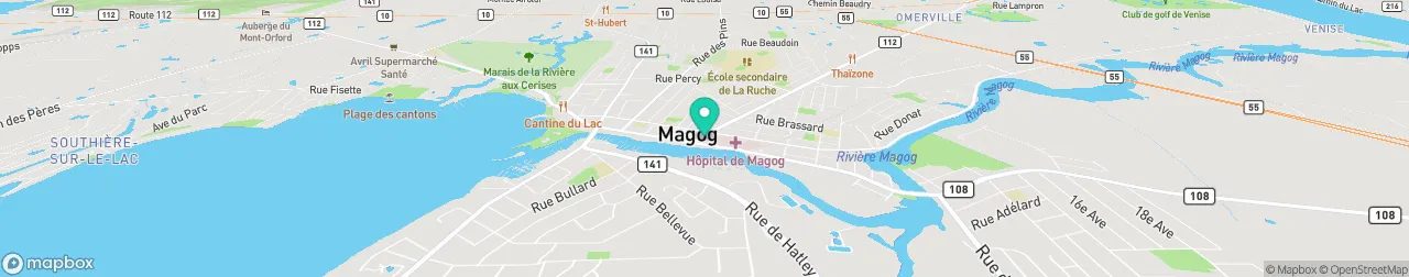 borne de recharge sur la carte