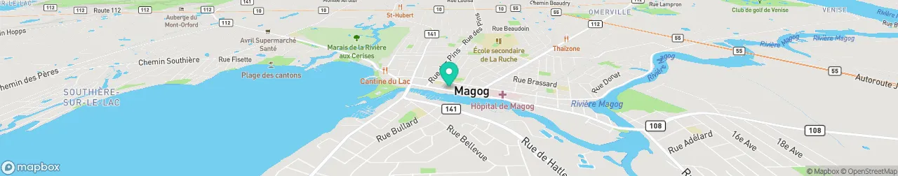 borne de recharge sur la carte