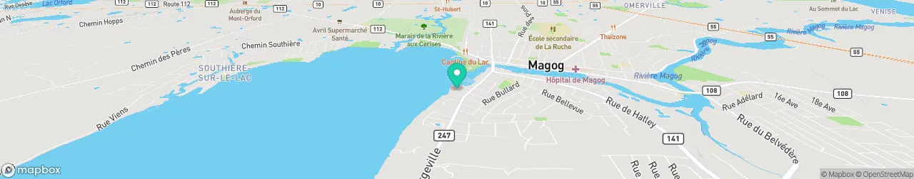 borne de recharge sur la carte