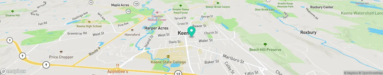 borne de recharge sur la carte