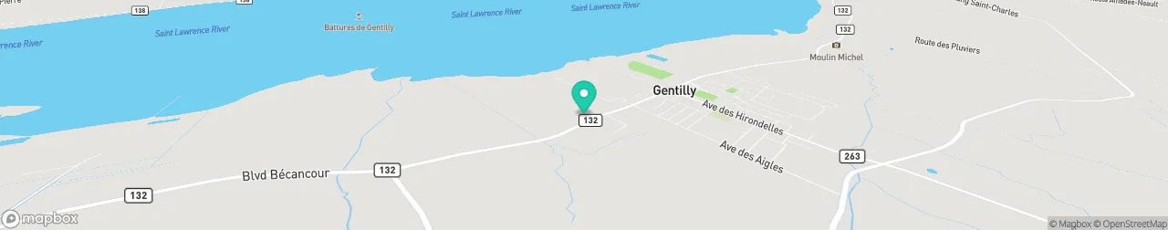 borne de recharge sur la carte