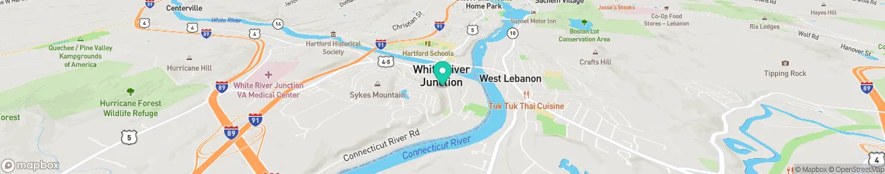 borne de recharge sur la carte