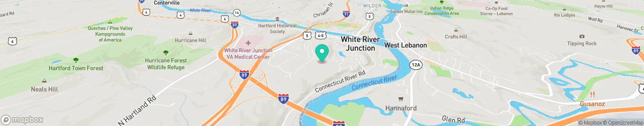 borne de recharge sur la carte