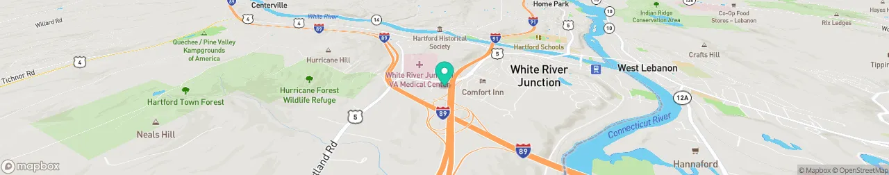 borne de recharge sur la carte