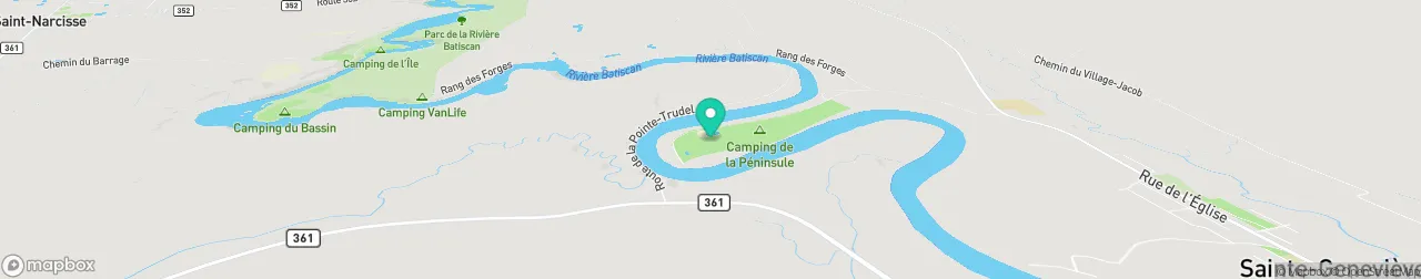 borne de recharge sur la carte