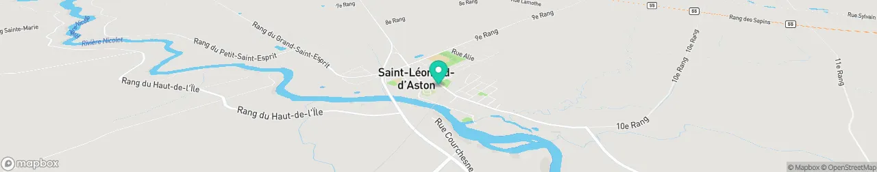 borne de recharge sur la carte