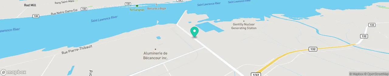 borne de recharge sur la carte