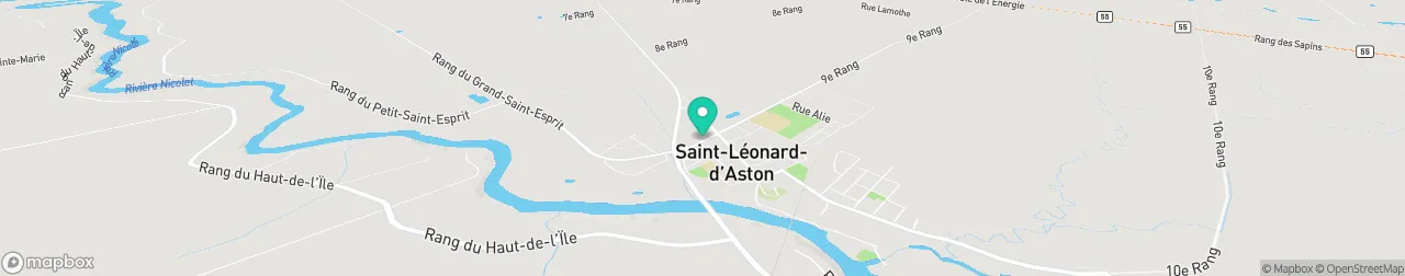 borne de recharge sur la carte