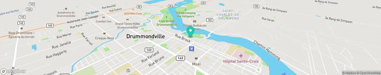 borne de recharge sur la carte