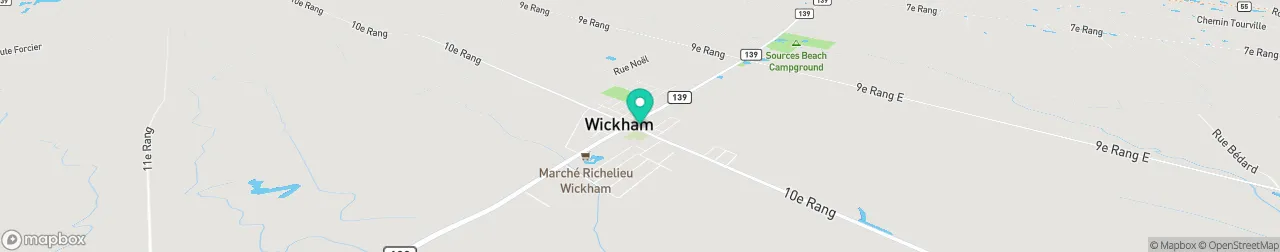 borne de recharge sur la carte