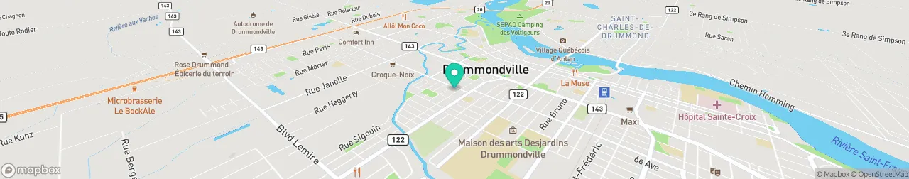 borne de recharge sur la carte