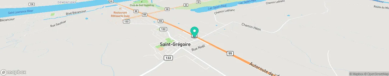 borne de recharge sur la carte