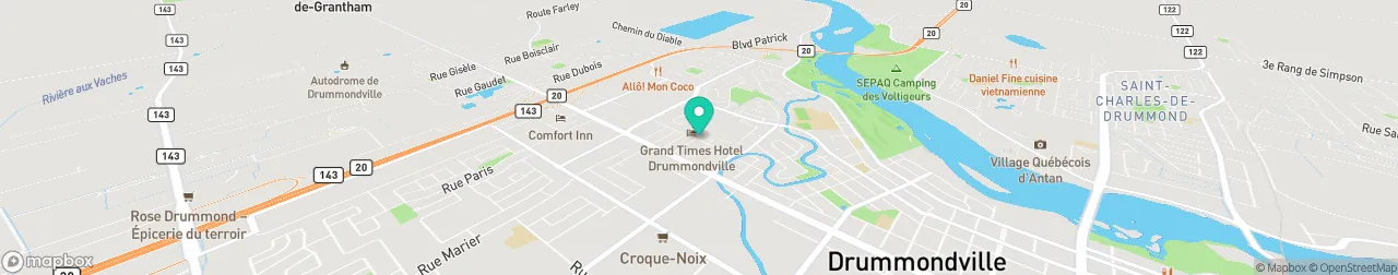 borne de recharge sur la carte